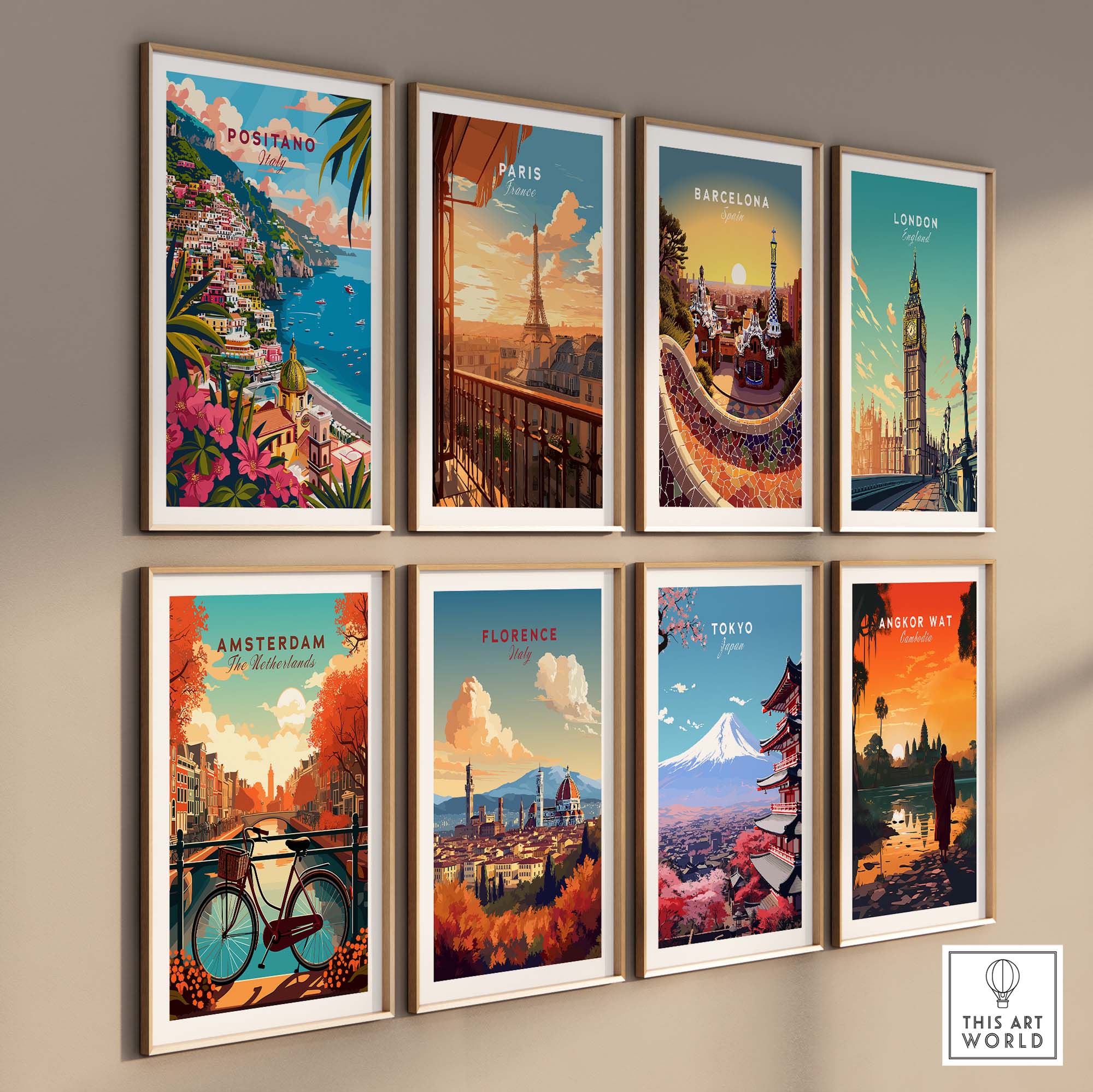 Positano Art Print