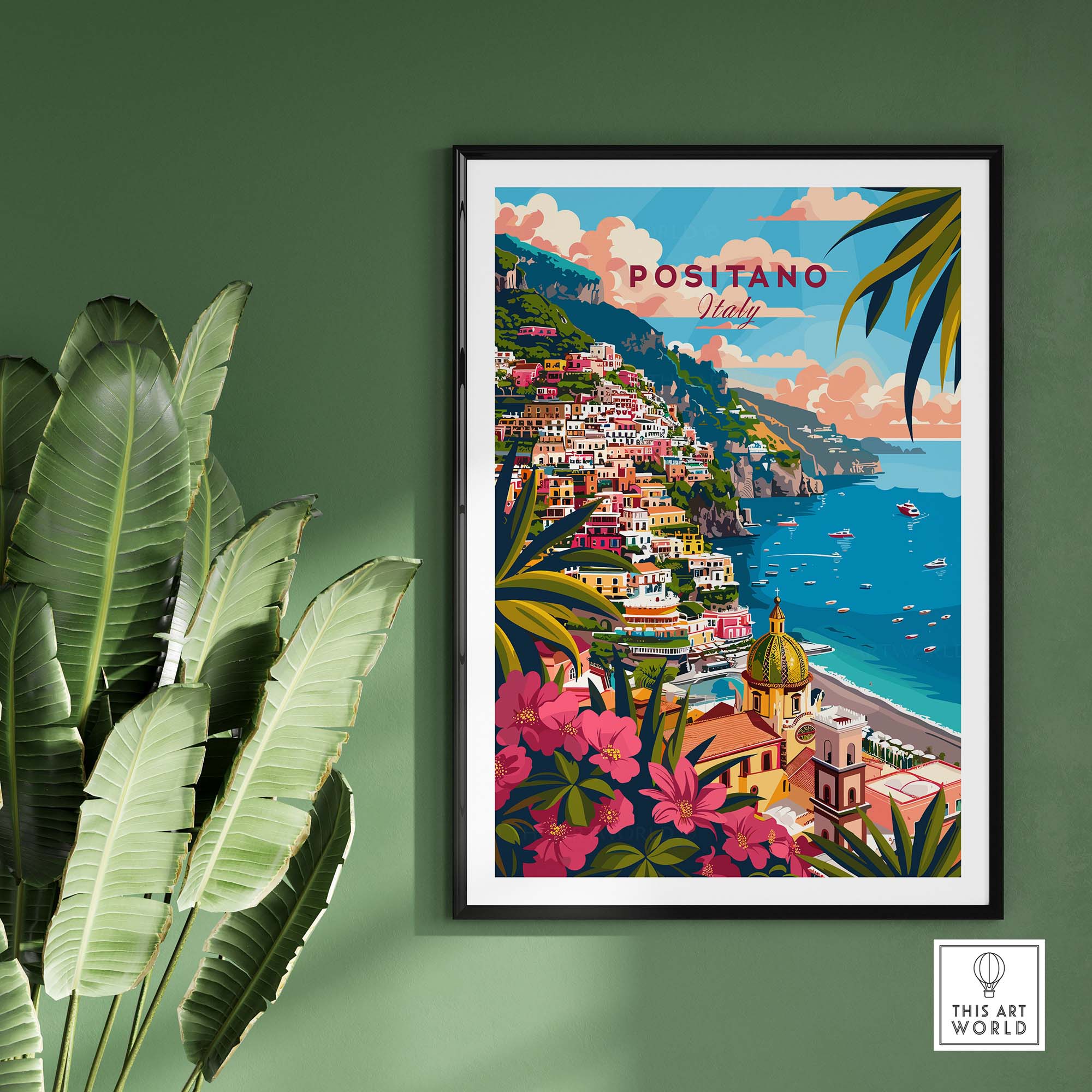 Positano Art Print