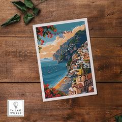 Positano Poster Italy