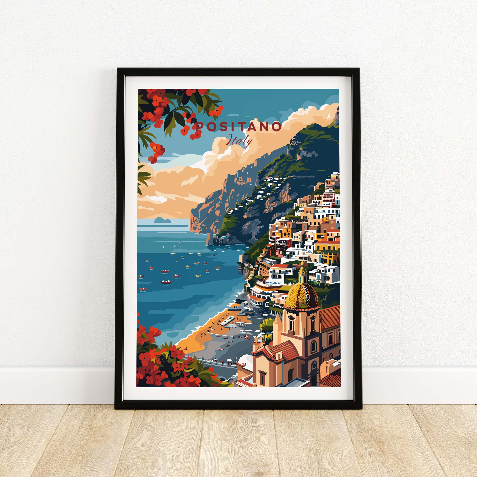 Positano Poster Italy
