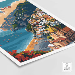 Positano Poster Italy