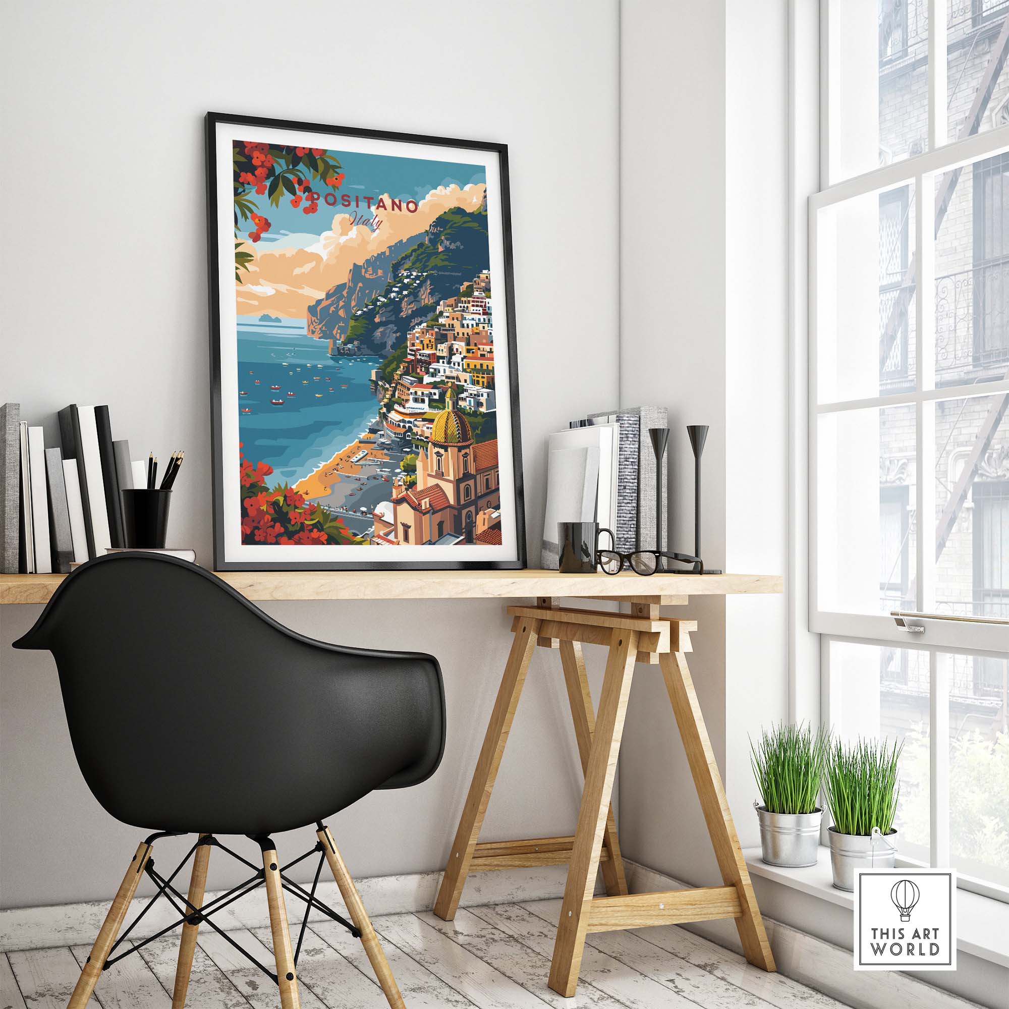 Positano Poster Italy