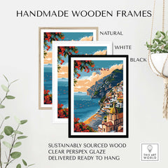 Positano Poster Italy