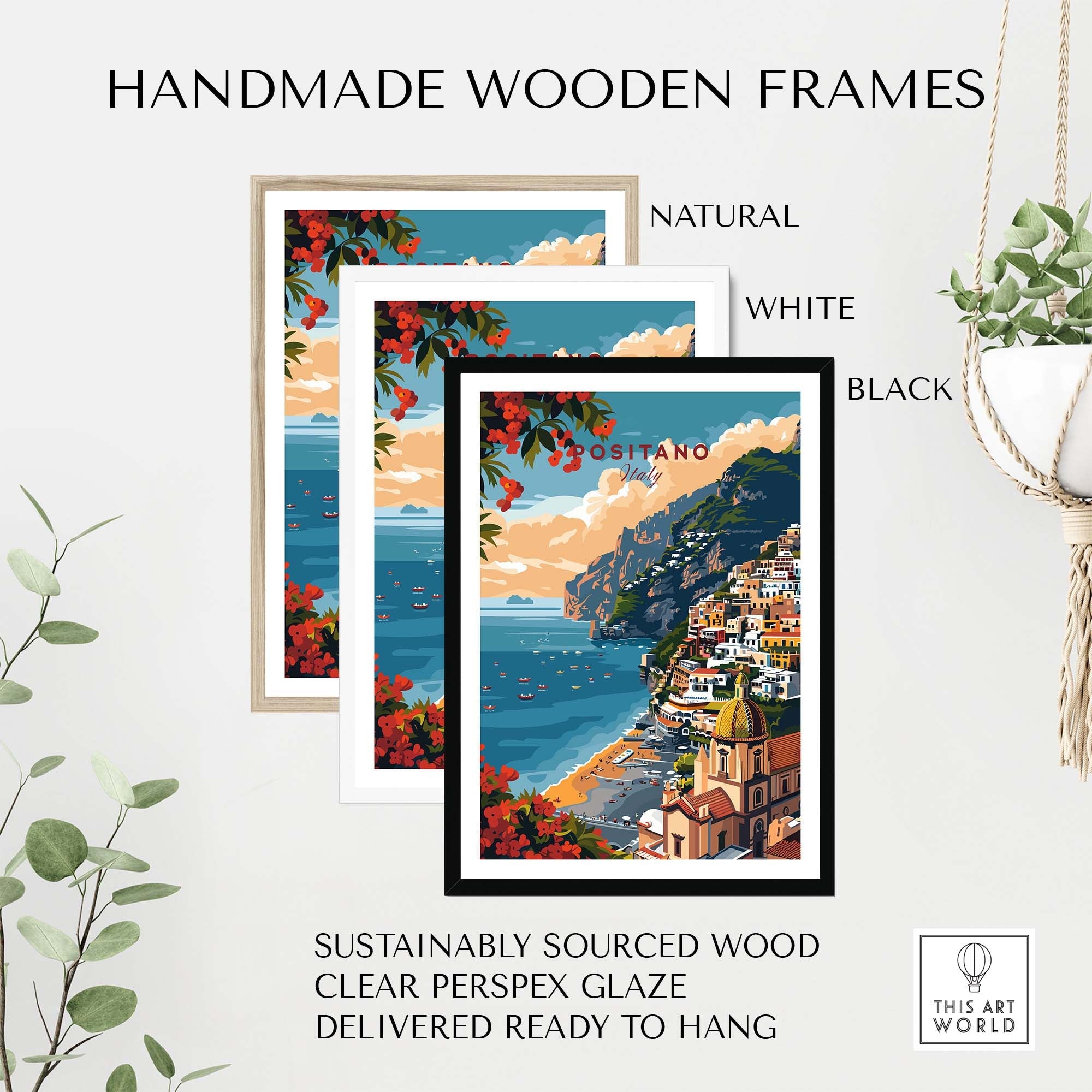 Positano Poster Italy