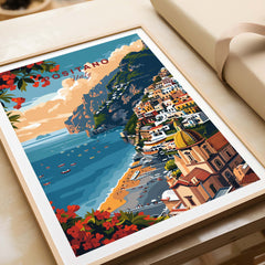 Positano Poster Italy
