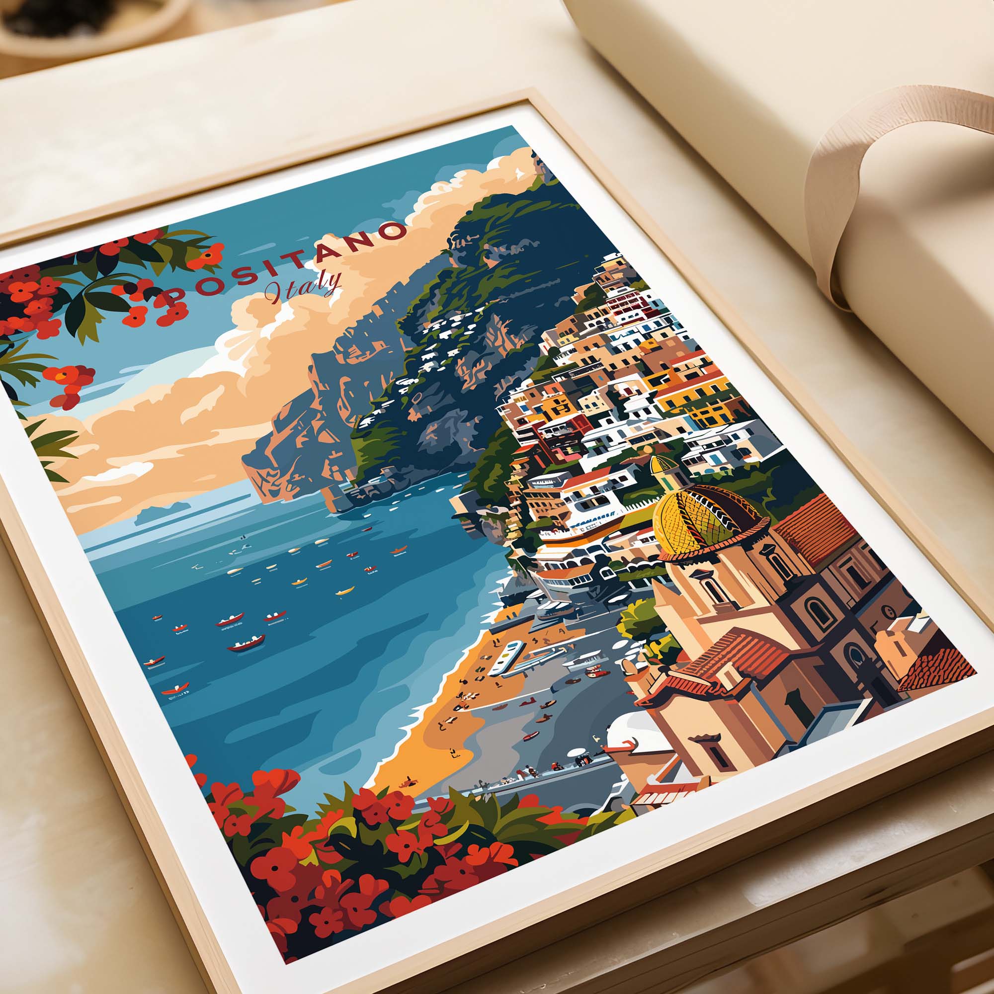 Positano Poster Italy