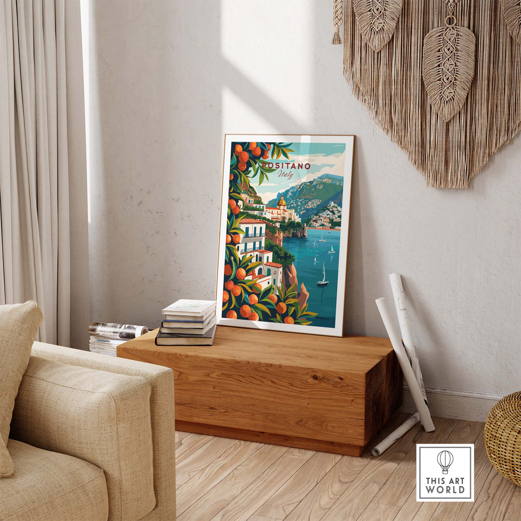 Positano Poster Print
