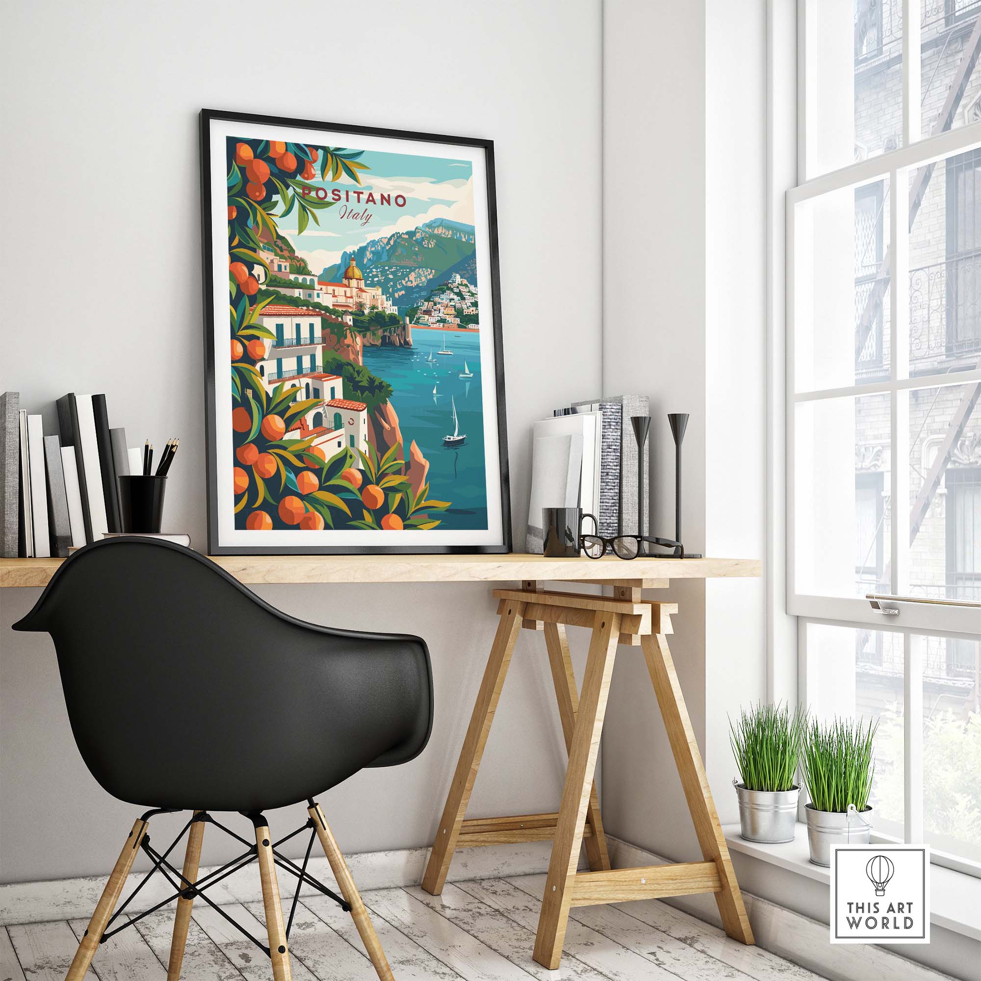 Positano Poster Print