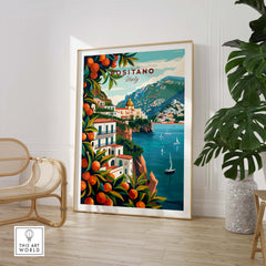 Positano Poster Print