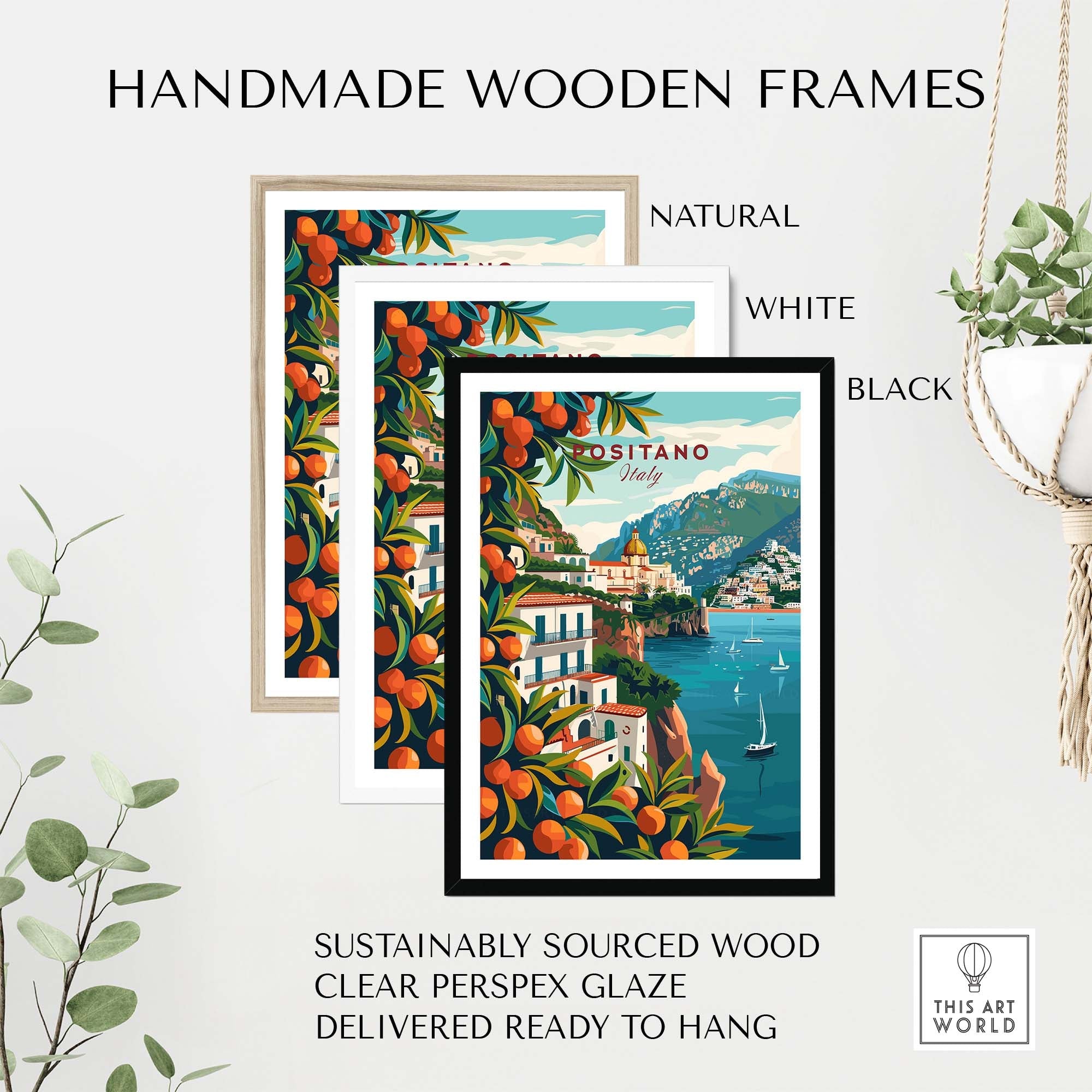 Positano Poster Print