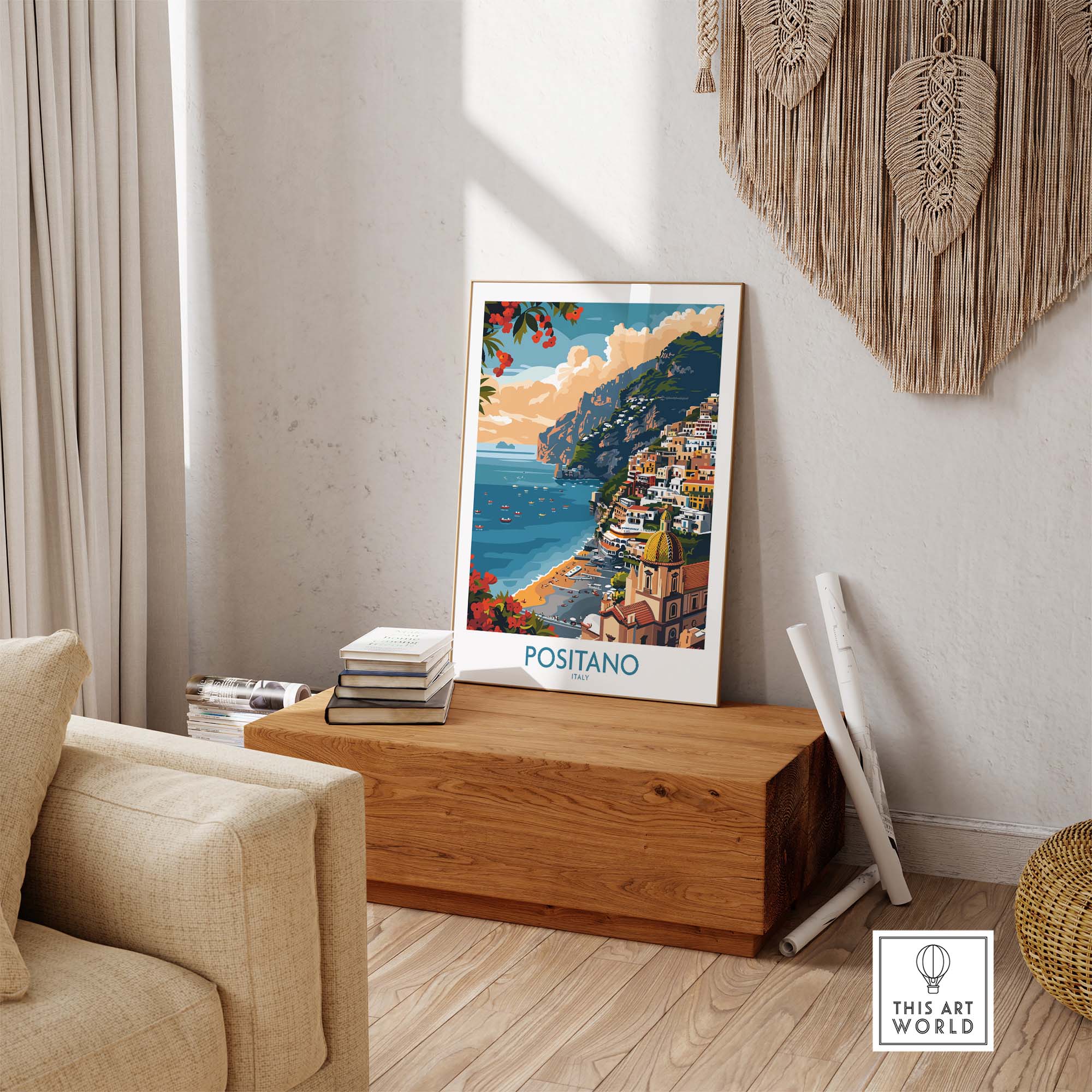 Positano Print Italy
