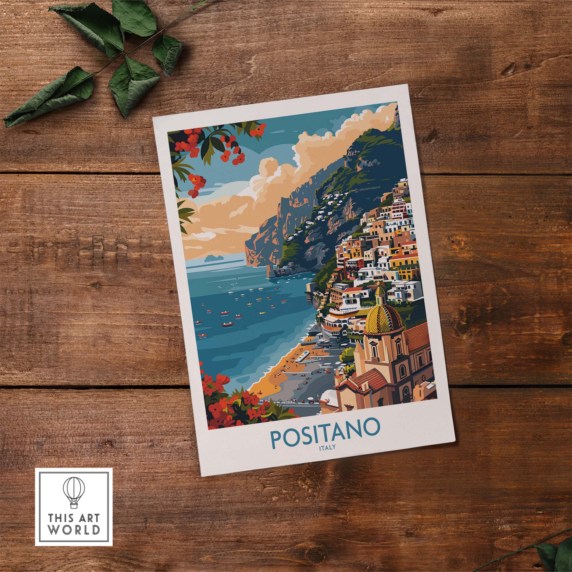 Positano Print Italy