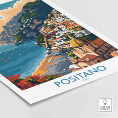 Positano Print Italy