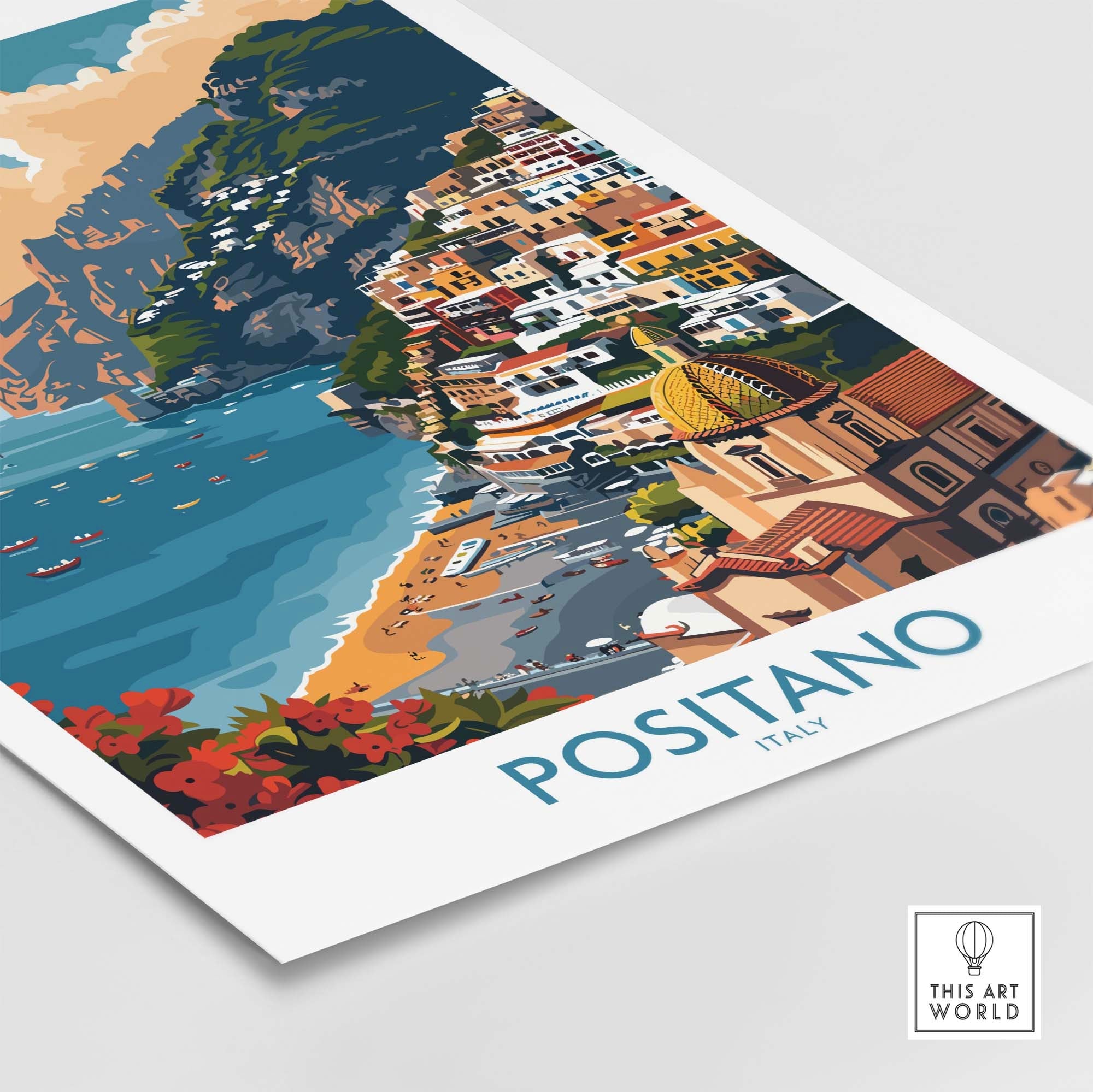 Positano Print Italy