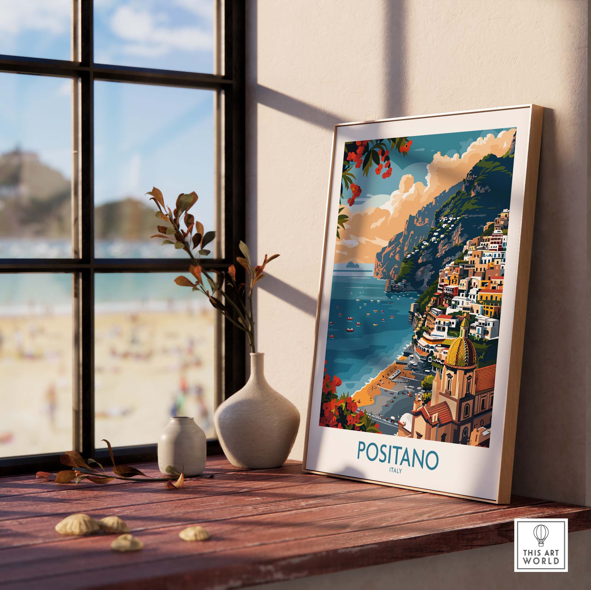 Positano Print Italy