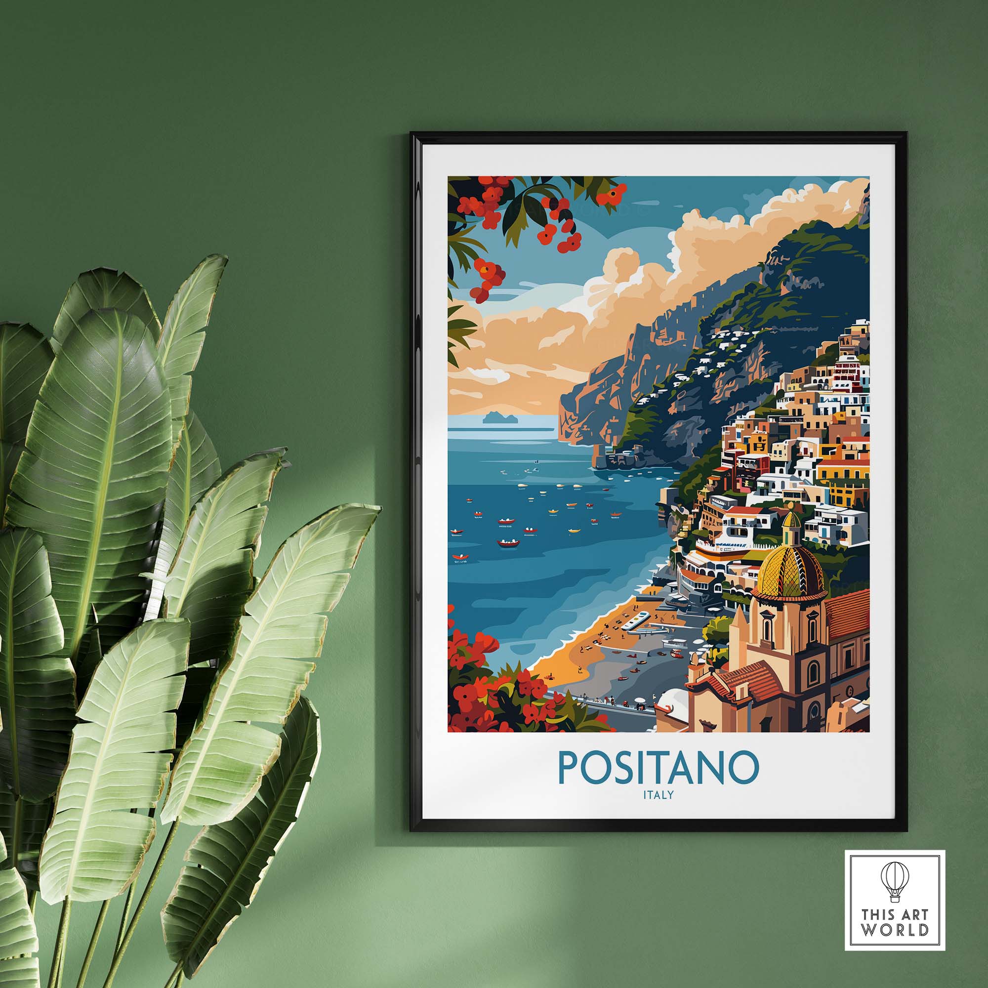 Positano Print Italy