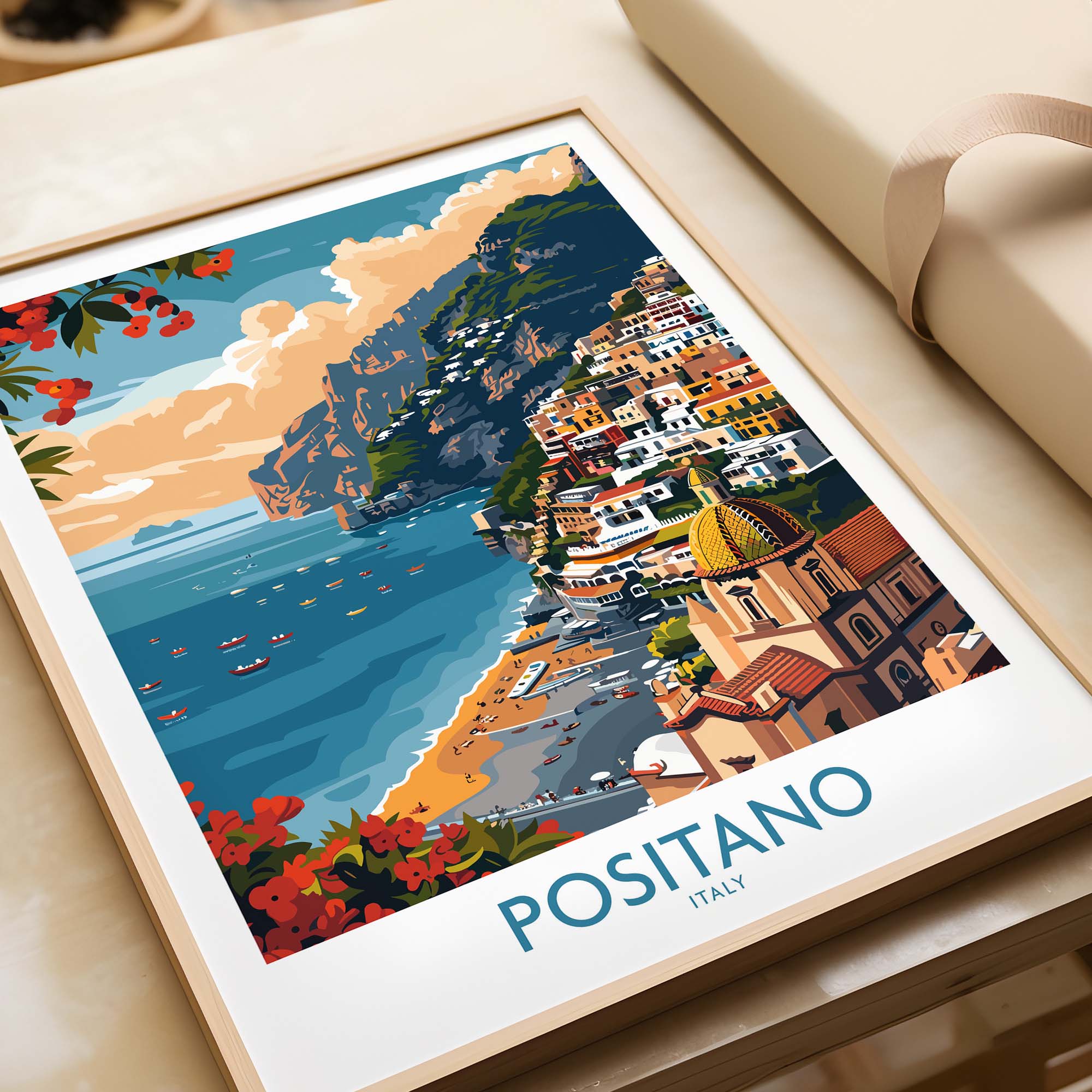 Positano Print Italy