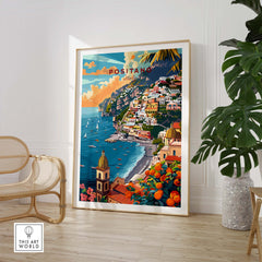 Positano Travel Poster