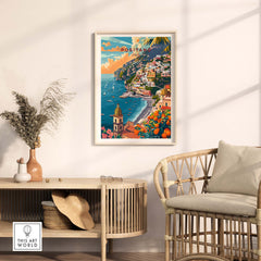 Positano Travel Poster
