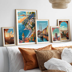 Positano Travel Poster