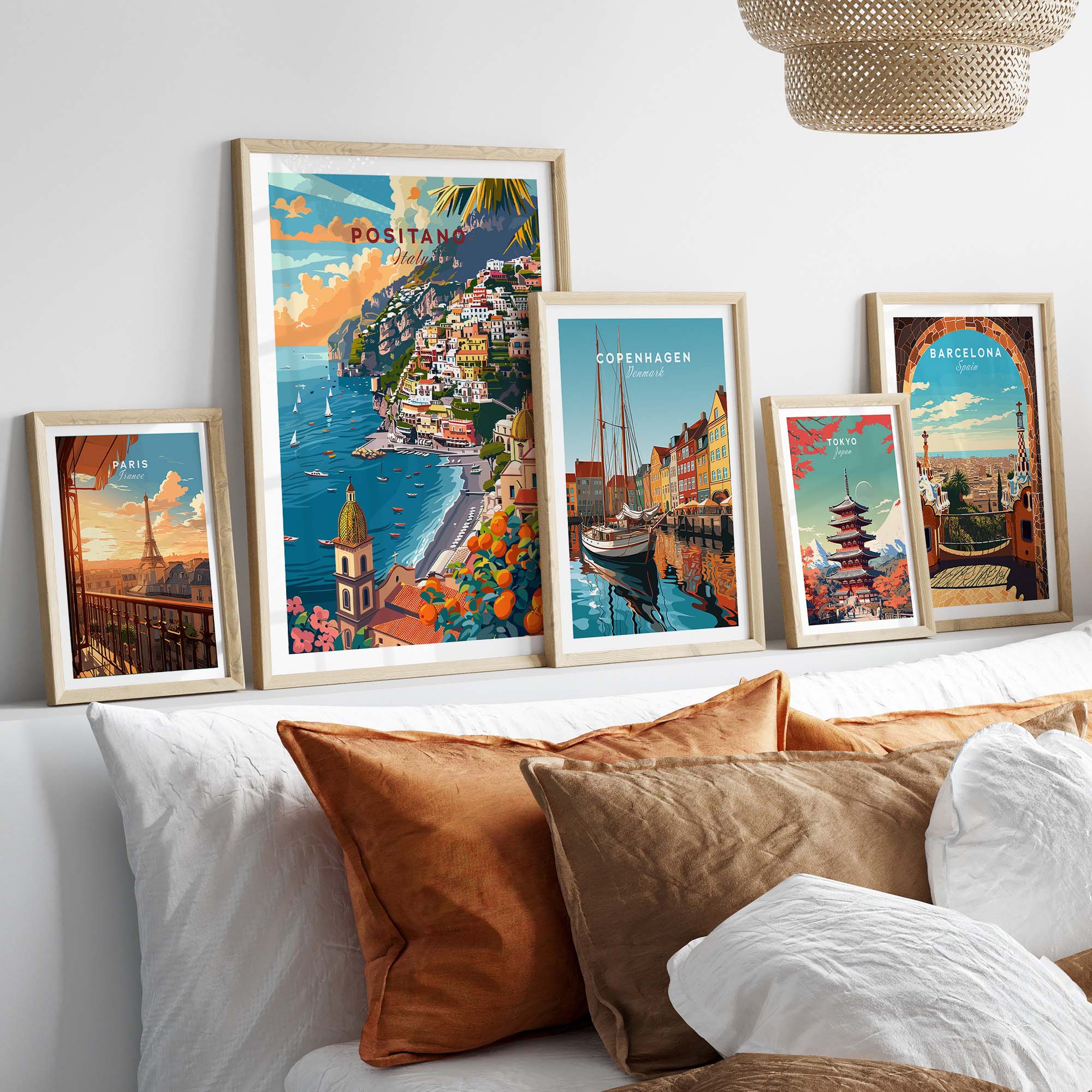 Positano Travel Poster