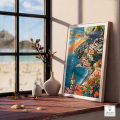 Positano Travel Poster