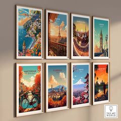 Positano Travel Poster