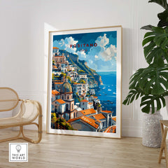 Positano Travel Print