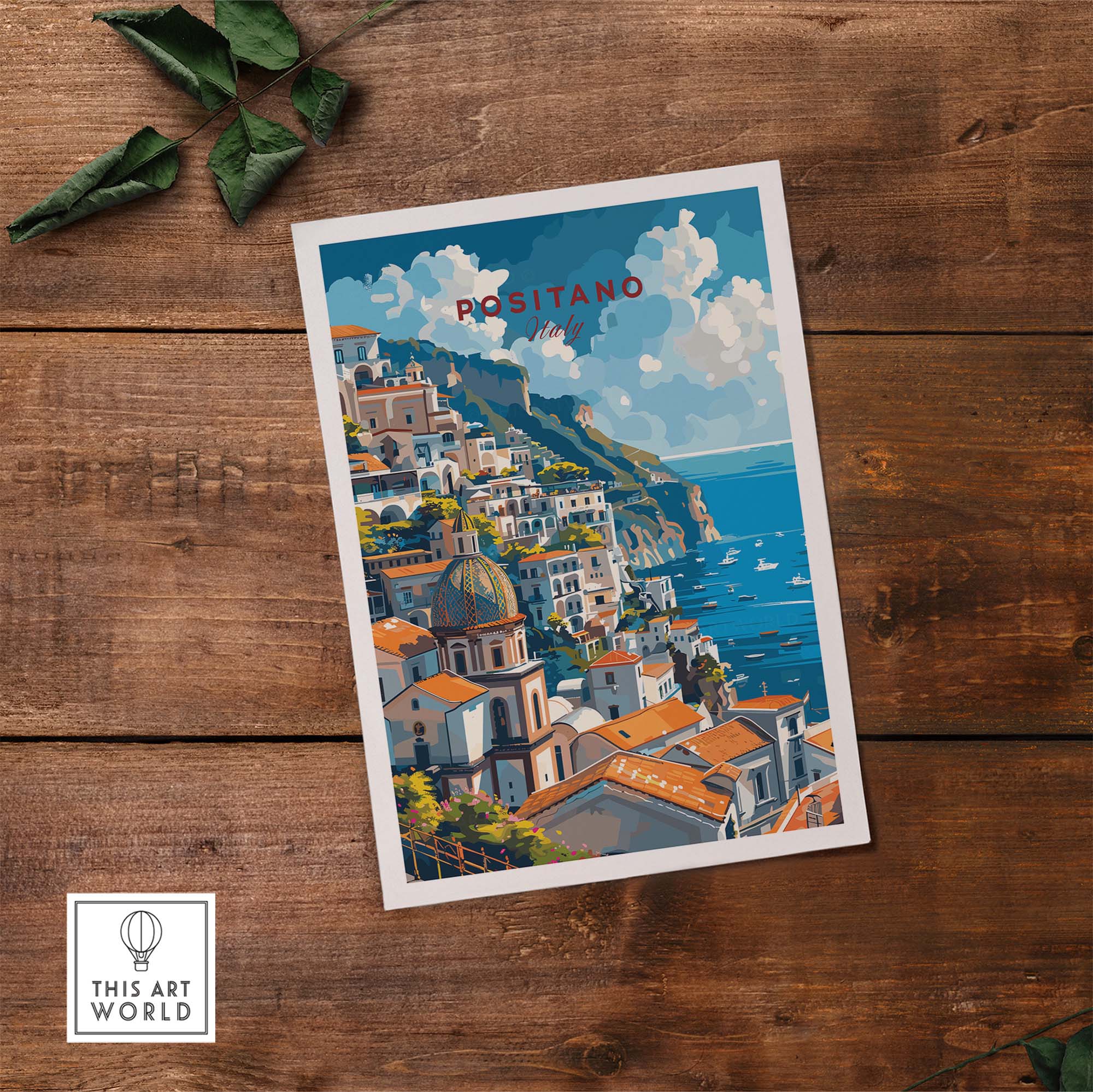 Positano Travel Print