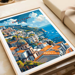 Positano Travel Print