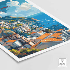 Positano Travel Print