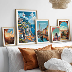 Positano Travel Print