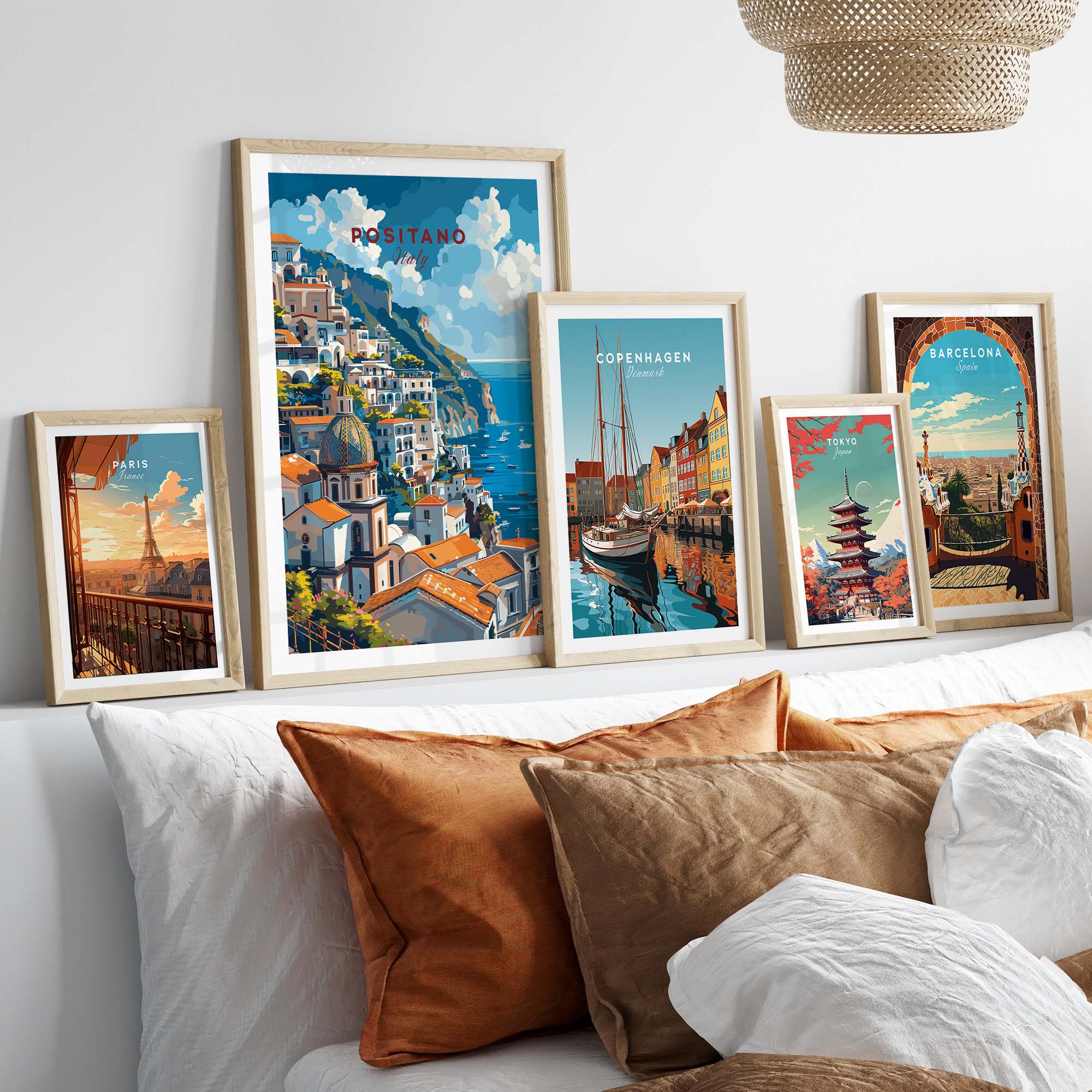 Positano Travel Print