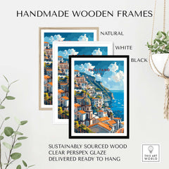 Positano Travel Print