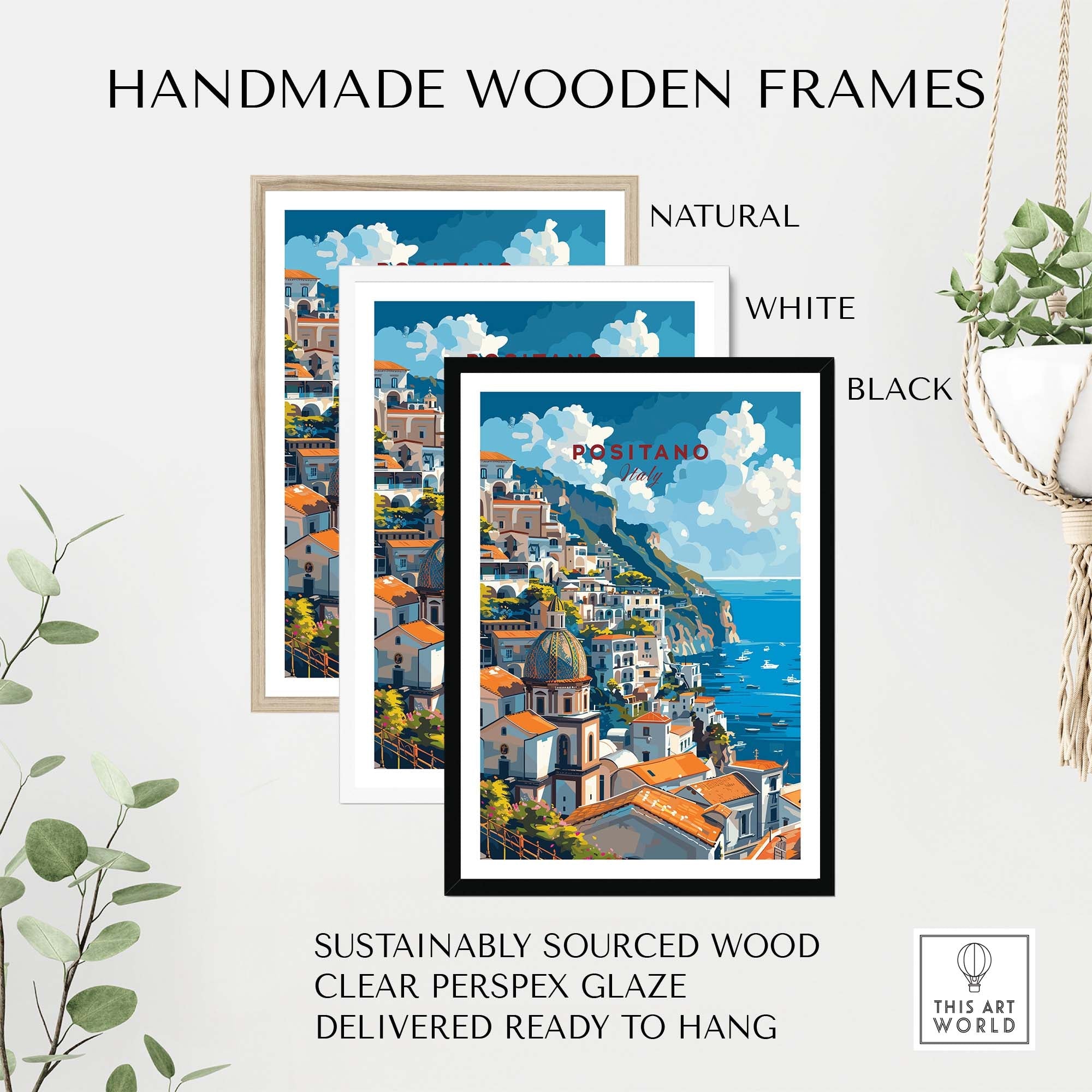 Positano Travel Print
