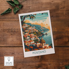 Positano Travel Print Italy