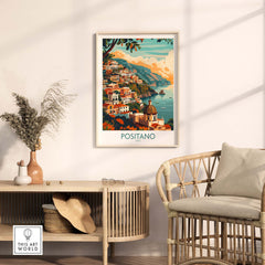 Positano Travel Print Italy
