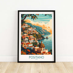 Positano Travel Print Italy