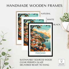 Positano Travel Print Italy