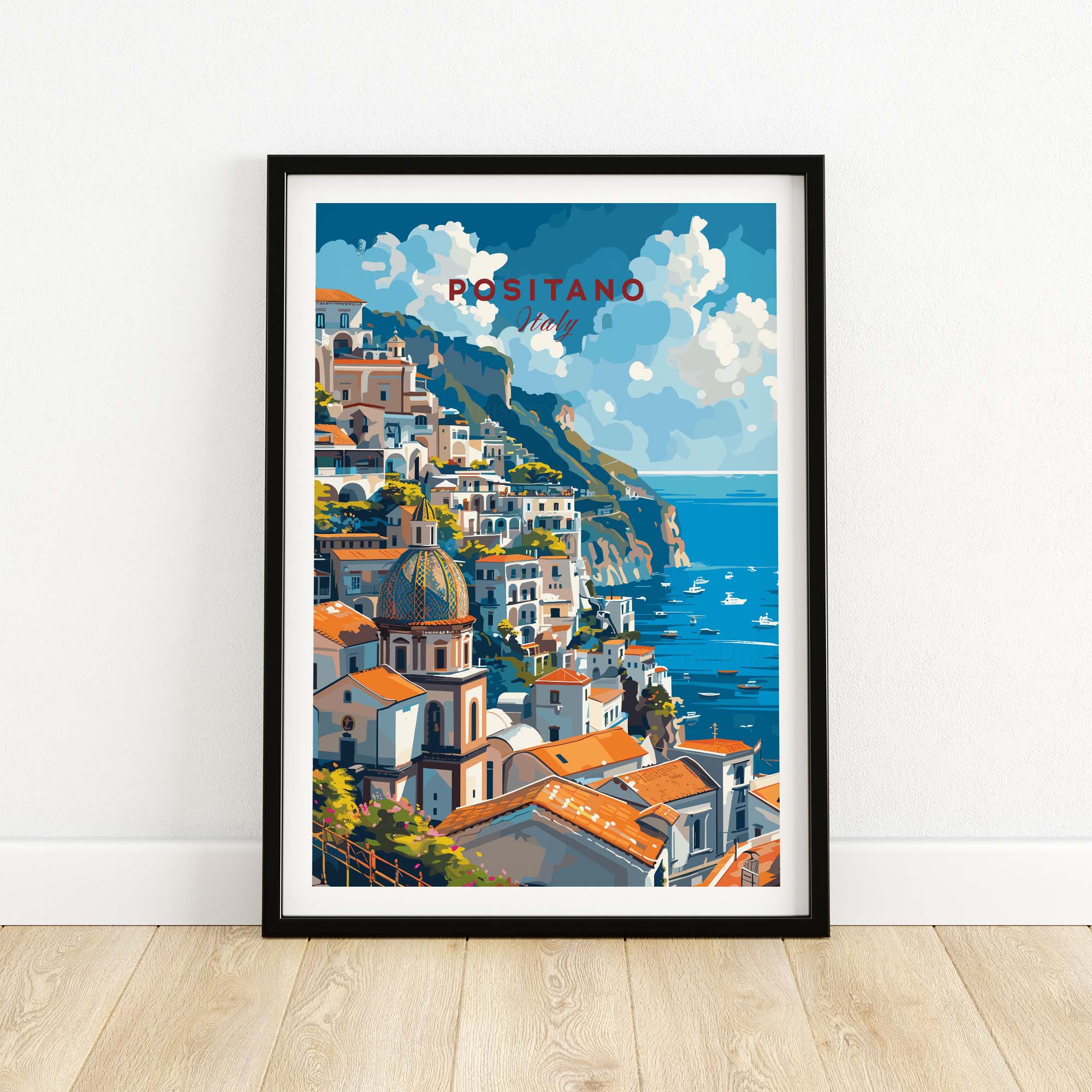 Positano Travel Print