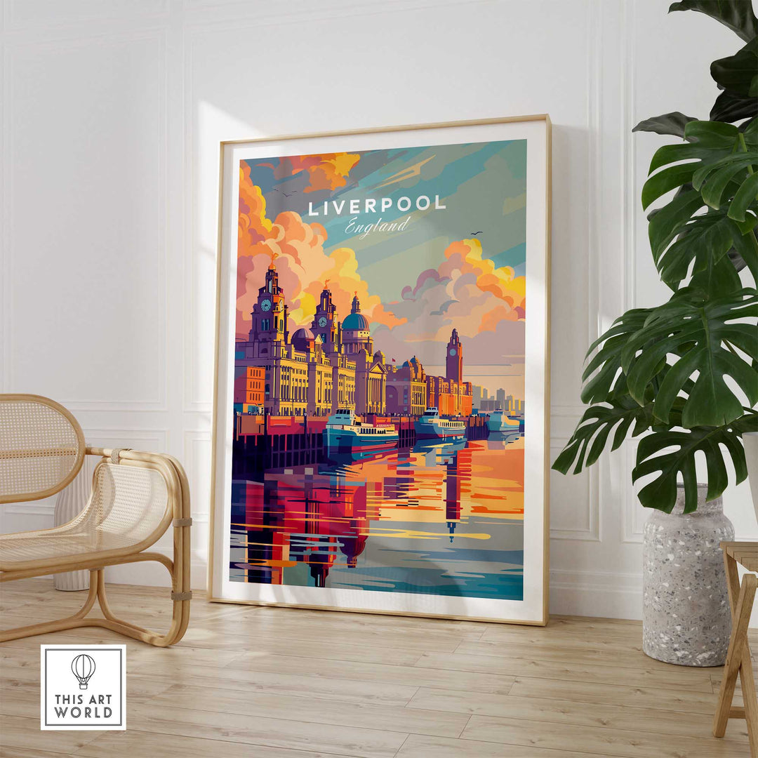 Poster of Liverpool England-This Art World