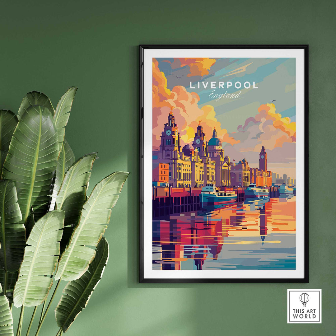 Poster of Liverpool England-This Art World