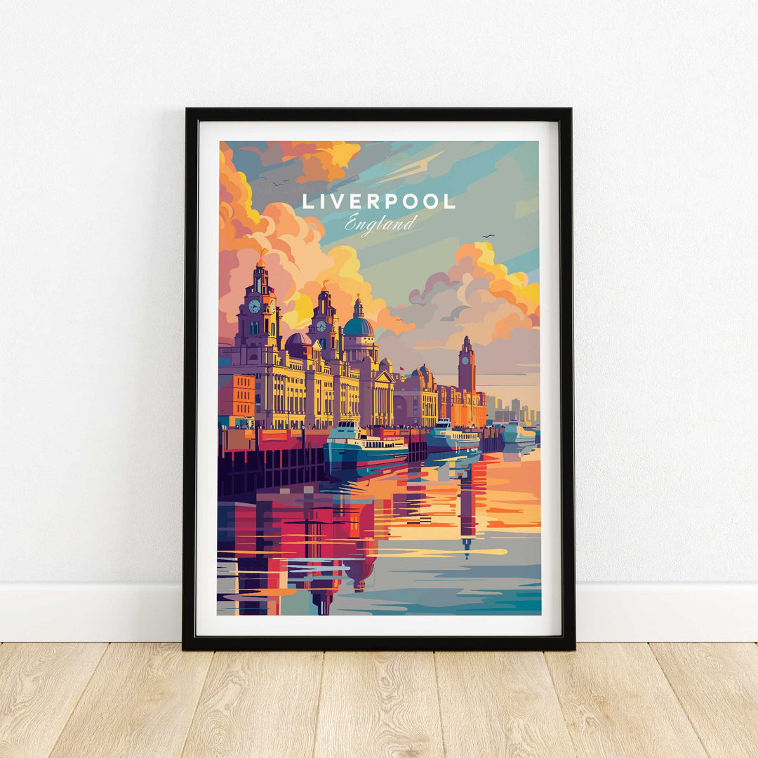 Poster of Liverpool England-This Art World