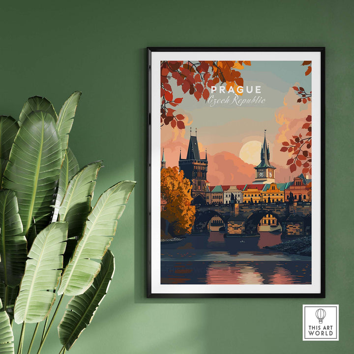 Prague Art Print view our best collection or travel posters and prints - ThisArtWorld