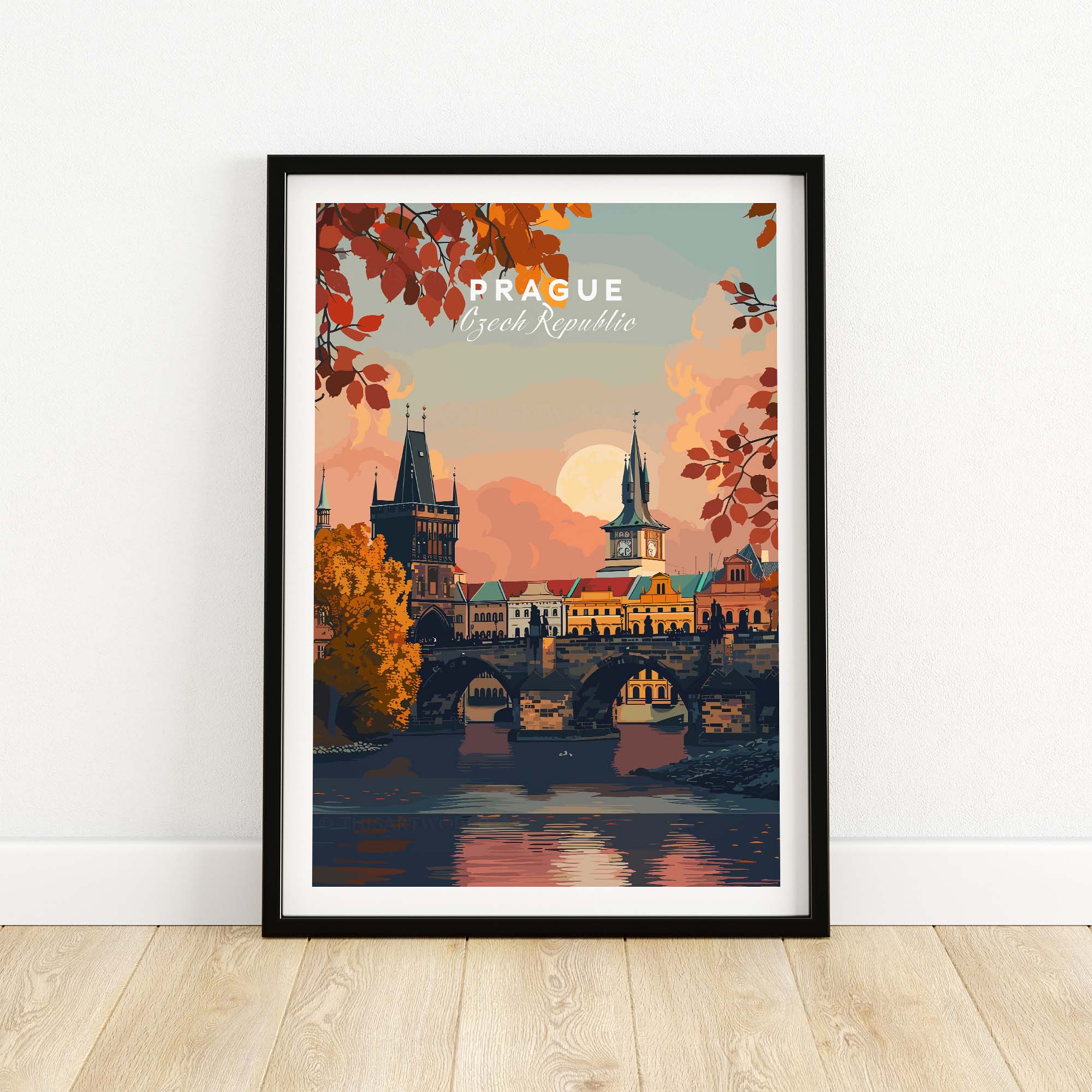 Prague Art Print view our best collection or travel posters and prints - ThisArtWorld