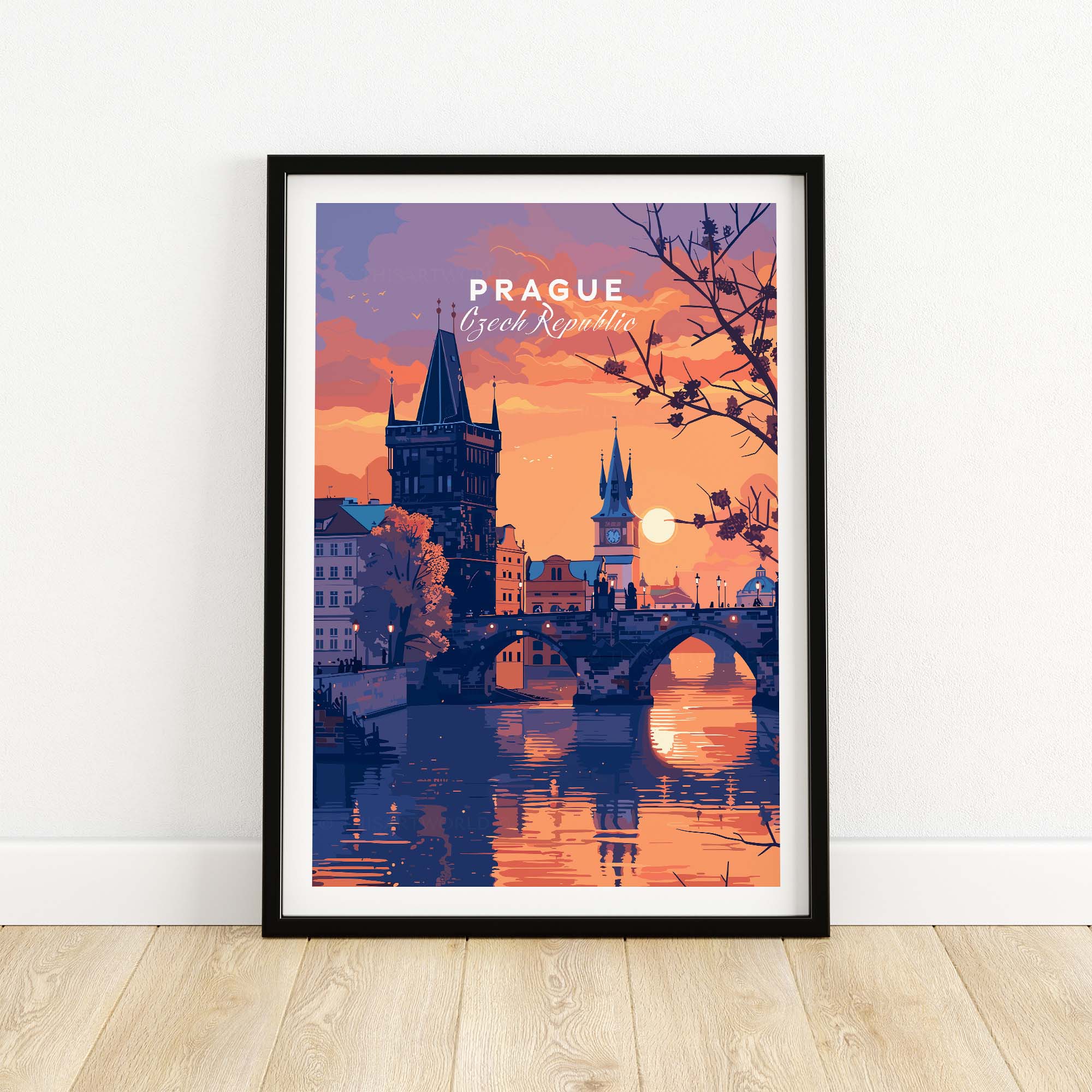Prague Poster view our best collection or travel posters and prints - ThisArtWorld