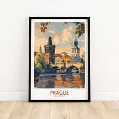 Prague Travel Poster view our best collection or travel posters and prints - ThisArtWorld