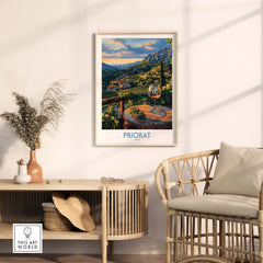 Priorat Spain Poster - Stunning Poster of the Iconic Priorat Region in Spain