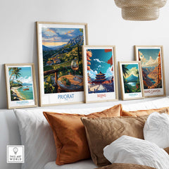 Priorat Spain Poster - Stunning Poster of the Iconic Priorat Region in Spain