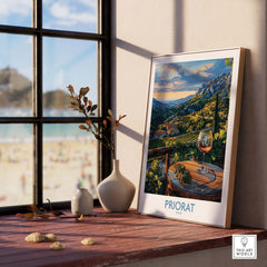Priorat Spain Poster - Stunning Poster of the Iconic Priorat Region in Spain